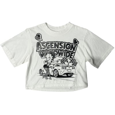 "RACE BOOP" CROP TOP