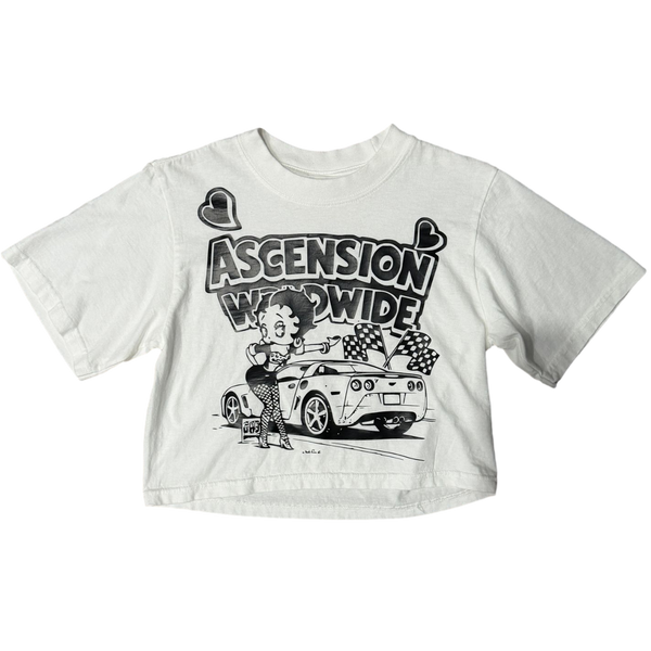 "RACE BOOP" CROP TOP