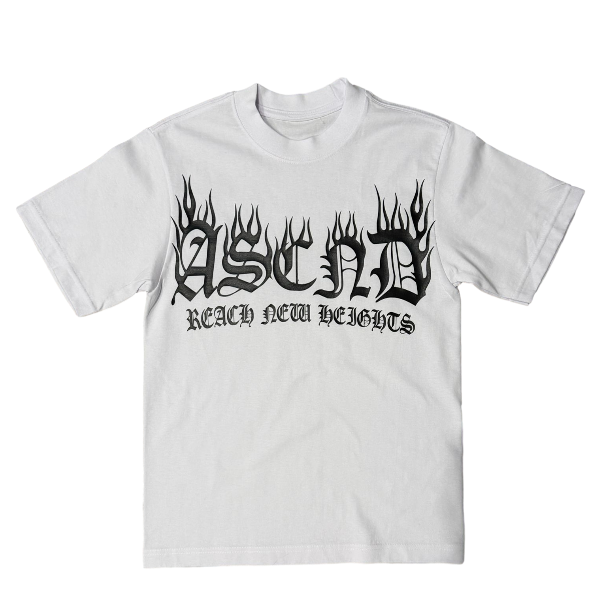 "ASCND FLAMES" CROPPED T-SHIRT