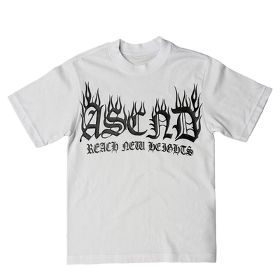 "ASCND FLAMES" CROPPED T-SHIRT