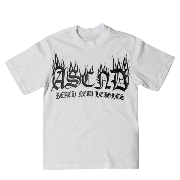 "ASCND FLAMES" CROPPED T-SHIRT