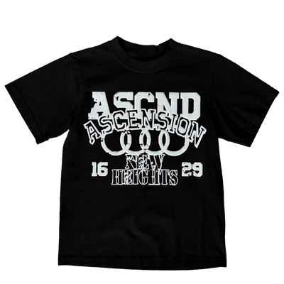 "NEW HEIGHTS" CROPPED T-SHIRT (PUFF PRINT)