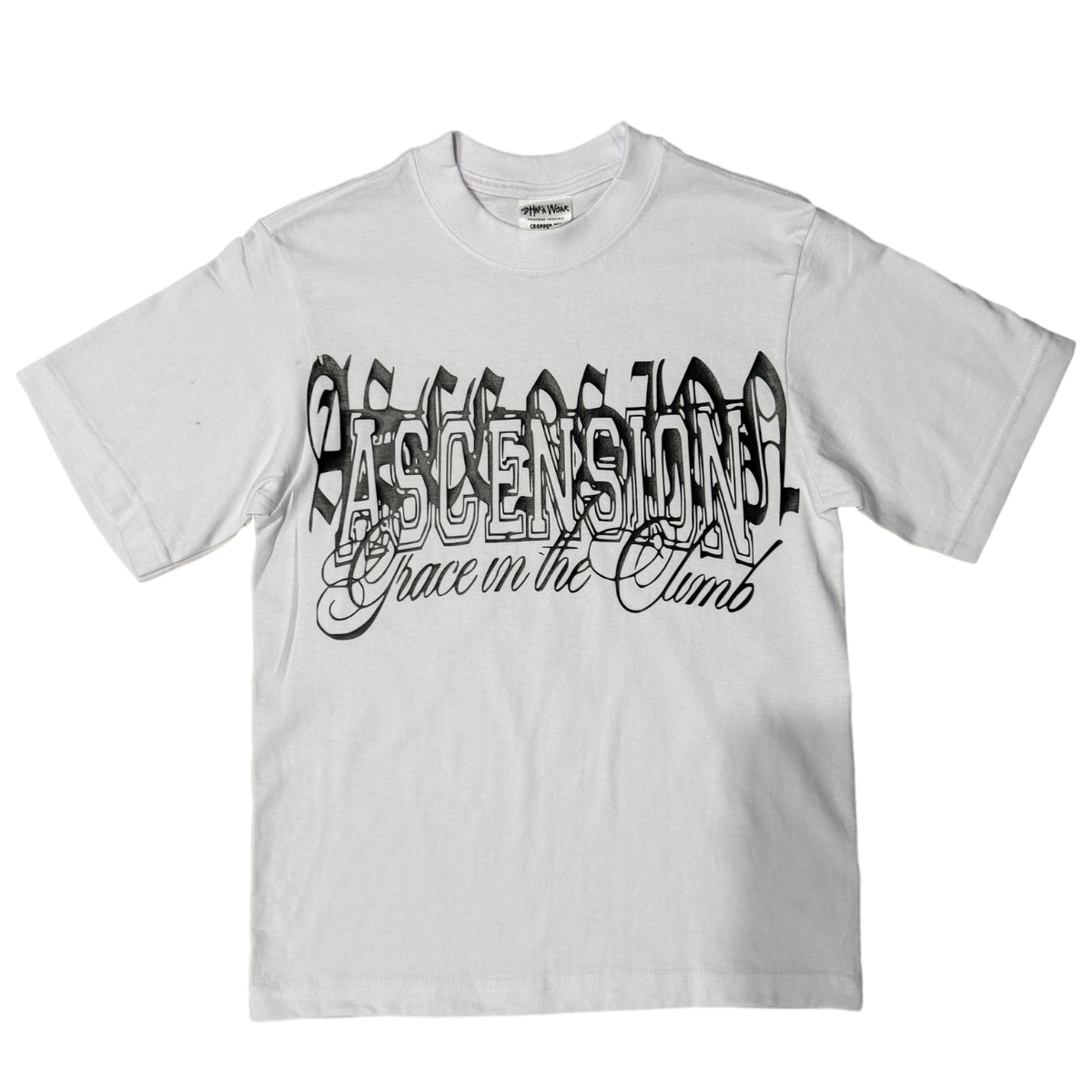 "GRACE IN THE CLIMB!" CROPPED T-SHIRT