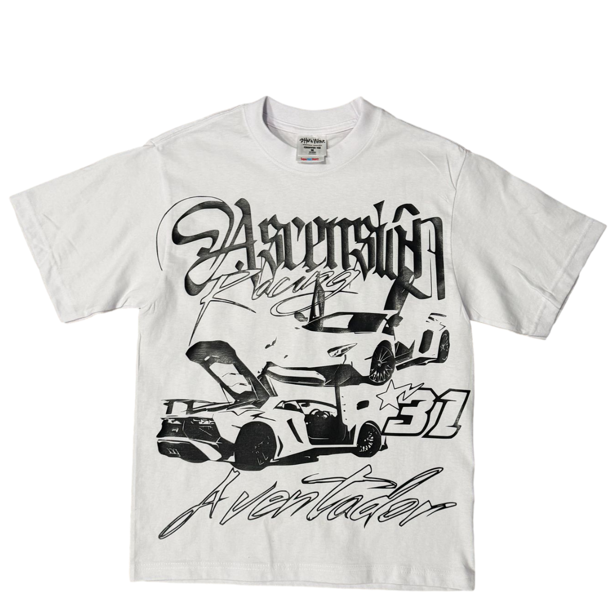 "AVENTADOR" CROPPED T-SHIRT