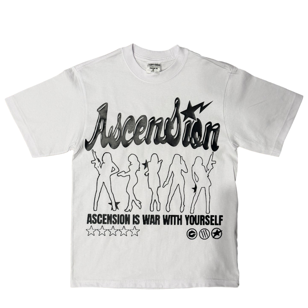 "5 STAR" CROPPED T-SHIRT