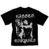 "KISSES & CORPSES" CROPPED T-SHIRT